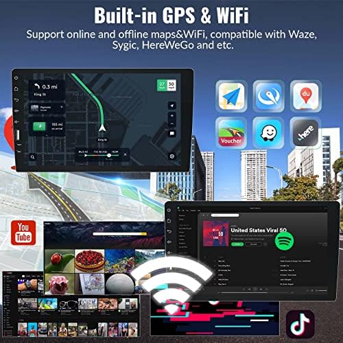 [2+32Г] Андроид 11 Еден Дин Автомобил Стерео Со Безжичен Apple Carplay&засилувач; Android Auto, 9 Инчен Екран На Допир Автомобил