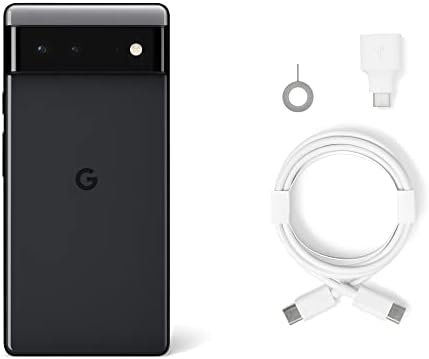 Google Pixel 6 5G 128 GB 12 GB RAM -фабрика Отклучена меѓународна верзија - бурна црна боја