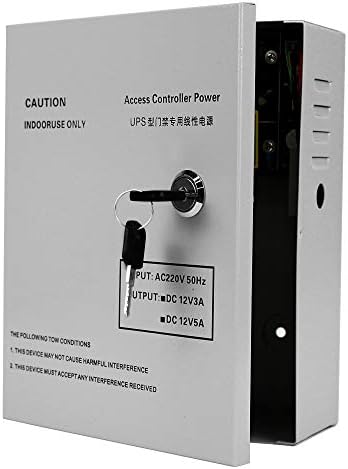 Hfeng 5a Пристап Контрола Напојување Кутија 90-260VAC До 12vdc Поддршка UPS Резервна Копија Батерија Електрична Брава Безжичен Далечински