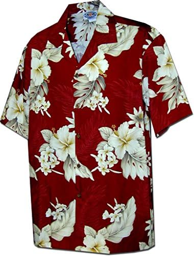 Пацифичка легенда Плумерија Хибискус-Хавајански кошули