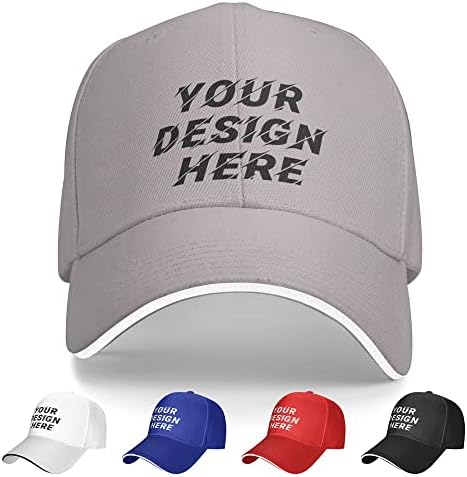 Прилагодени капи за мажи Персонализирани дизајнираат свој сопствен лого за текст прилагодлива капа за камиони, прилагодена капа