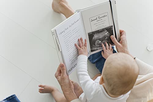 Круша Мојот Дневник За Бременост, Книга За Спомен На Бременоста, Книга За Меморија За Новороденчиња, Албум За Фотографии За Бебиња, Родово Неутрален Подарок За Беби