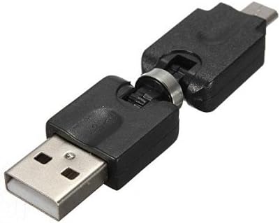 Wpeng 2 Пакет 360 Степен Вртлив Прилагодлив Агол USB 2.0 Машки До Микро USB Машки Адаптер Кабел Конвертор