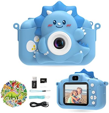 Детска Камера за Девојчиња и Момчиња, Дигитална Камера Химонт За Деца СО 32GB SD Картичка, 1080p Детска Камера &засилувач; Селфи Видео Камера Погодна за Роденден &засилув?