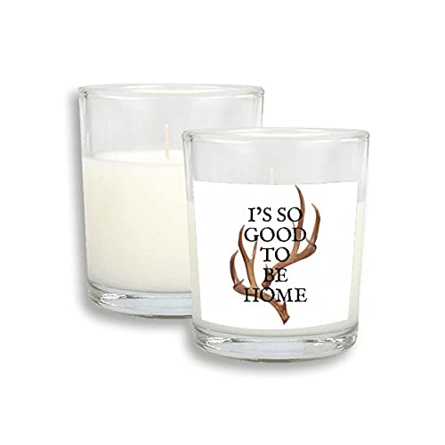 Antler faly Deer чувствуваат емоции бели свеќи стакло миризливи темјан восок