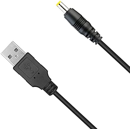 PPJ 5V USB кабел за полнење 5VDC PC Полнач за напојување со кабел за напојување со OD: 2,5 mm x ID: 0,8mm 2,5x0,8 mm Mini Barrel Round Plug Plug се вклопува во Android таблет компјутер
