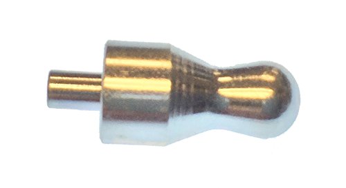 Lyn-Tron SSB100-0.499-0.156-00 Stud Hex Ball Stud, не'рѓосувачки челик, обичен, 1/4 хексадецимален, 3/16 топка, висина од 0,499, 0,156 должина на обетка, 10/торба