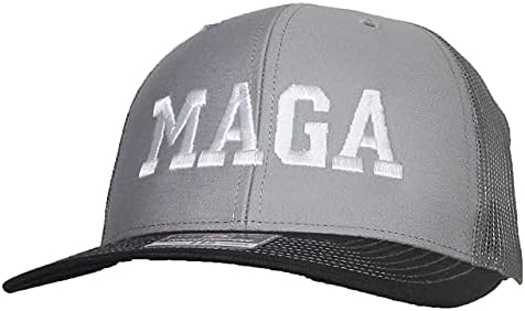 Тропични капи возрасни извезени Трамп Мага 6 панел Камиер капа/Snapback