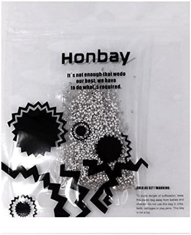 Honbay 2000pcs 2mm Тркалезна Стегач Мониста Изолатор Стопери Монистра ЗА Самостојно Изработка На Накит