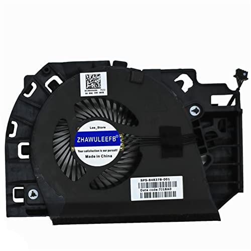 ZHAWULEEFB New Laptop CPU+GPU Cooling Fan for HP Mobile Worstation ZBook 17 G3 Series 848377-001 848378-001 7J1850 7J18A0 DFS2004054M0T