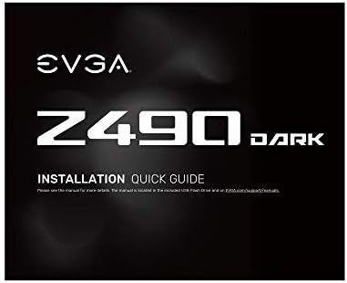 EVGA Z490 Dark K|NGP|N Edition, 131-CL-E499-KP, LGA 1200, Intel Z490, SATA 6Gb/s, 2.5Gbps LAN, WiFi/BT, USB 3.2 Gen2, M.2, U.2, EATX , Матична