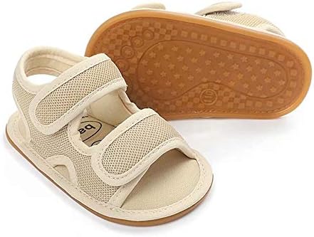 Оаинит бебе девојчиња момчиња сандали премија за дишење против лизгање на гума ѓон лето лето на отворено чевли дете први пешаци