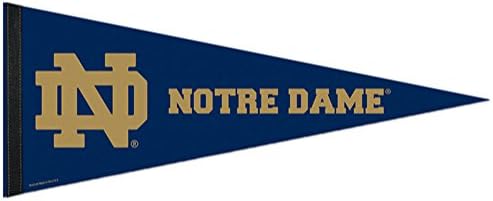 Wincraft NCAA 77769011 Notre Dame Premium Pennant, 12 x 30