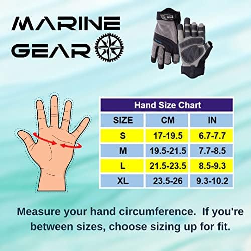 Морски опрема за едриличарски ракави - умешност со 3 прсти со подобар зафат
