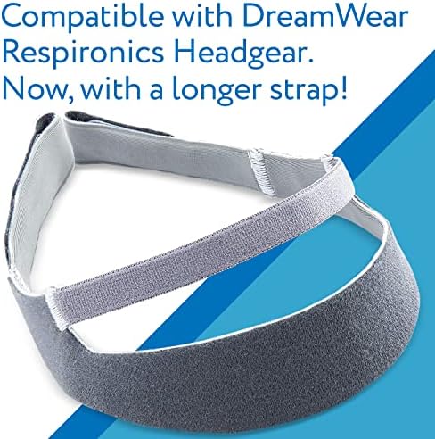 [2 пакет] XL Impresa Замена за сонувач за соништа за сонувач за сонувач за носна маска лента за маска за назална машина за CPAP - Дополнителна