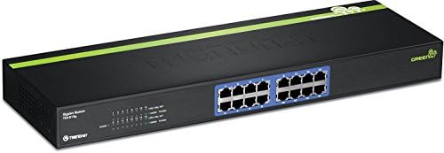 Trendnet TE-S16G 16-порта Gigabit Greennet Switch 8k табела за адреси Mac