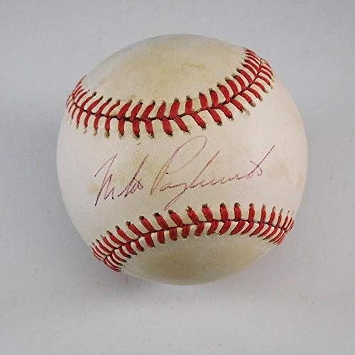 Мајк Паглиалуло Гроздобер потпишан Оел Боби Браун Бејзбол со холограм Б & Е - автограмирани бејзбол