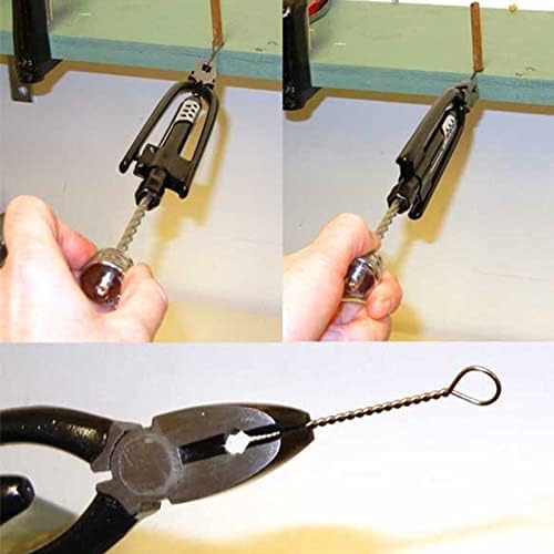 270мм/10.63in Безбедносна жица Пресврт Слики од челична легура Алукција за извртување на жицата за заклучување на жицата со пролетно враќање