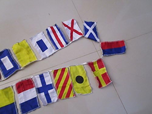 Знаме на сигналниот код на партијата на плажа - 26 знамиња - 8 стапки - наутички/поморски