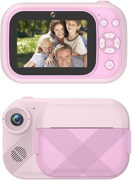Детска Камера ЗА Инстант Печатење HD 1080p Камера За Влогирање За Момчиња Девојчиња Мини SLR Фотографија За Подароци
