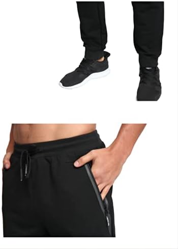 Lime ansime joggers joggers џемпери атлетски панталони со џебови со патенти