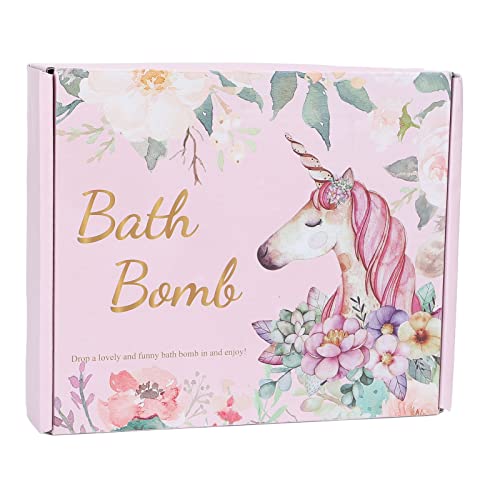 Подарок за бомби за бања за жени, сет на топка за бања со меурчиња, различни форми мириси меурчиња топчиња за бања, бомби за есенцијално масло за бања, ексфолирачки о