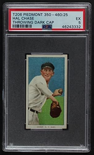 1909 T206 DRK HAL CHASE New York Yankees PSA PSA 5,00 Yankees