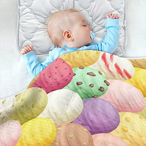 Swaddle Crebet Cream Cream Creams Patement Cotton Cotton Conte за новороденчиња, примање ќебе, лесен меко залепетено ќебе за креветчето, шетач, расадникски ќебиња, 30х40 во