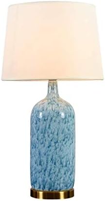 Светилка за табела за табела за уметност во WSSBK, модерна домашна деко -табела за ламба, постелнина лабачка ткаенина керамичка ламба