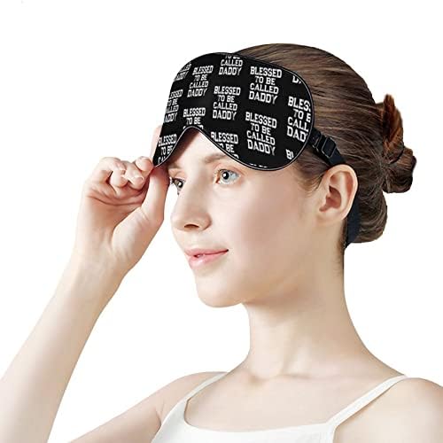 Благословен да се нарече маски за спиење маски за затемнување на окото со прилагодлива еластична лента ноќно слепило за жени