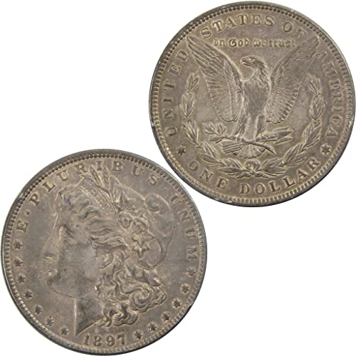 1897 Морган Долар XF ЕФ Исклучително Парична Казна 90% Сребрена $1 Монета SKU: I5546