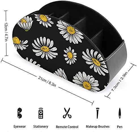 Каммил цвеќиња држач за далечински управувач Кади за складирање на кутија за десктоп за канцелариски материјали за далечински управувачи