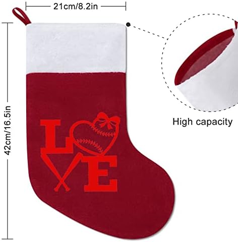 Сакам божиќна мекобол, што виси порибување симпатична санта чорап за украси за Божиќни украси за украси за украси