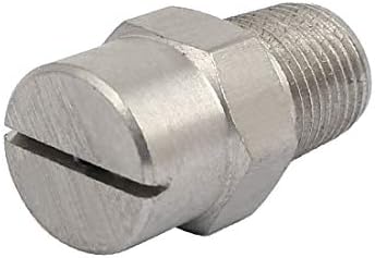 X-Gree 1 / 8bsp 1,4 mm Орит Спреј DIA 110 степени не'рѓосувачки челик рамен вентилатор Спреј за спреј (1 / 8bsp 1,4 mm orificio diámetro de 110