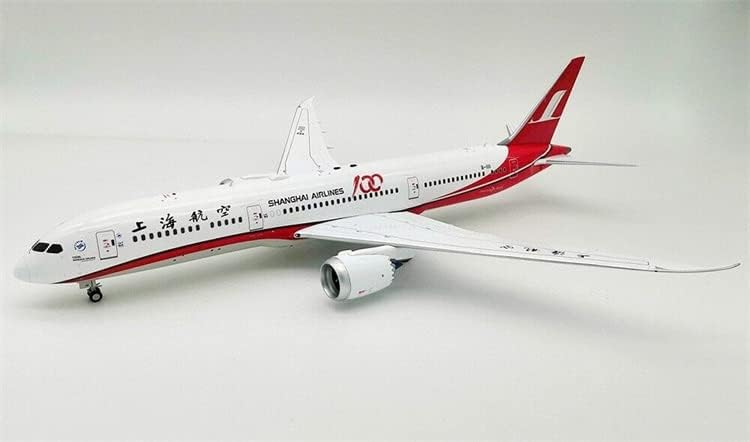 Inflate 200 Shanghai Airlines за Boeing 787-9 B-1111 100-ти авион со Stand Limited Edition 1/200 Diecast Aircraft претходно изграден модел