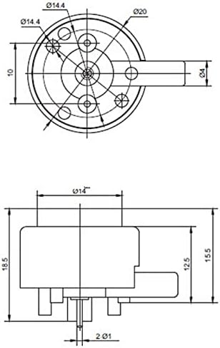 Прекинувач за вакуумски притисок за PCB прекинувач за негативен притисок -80KPA -0.2KPa -