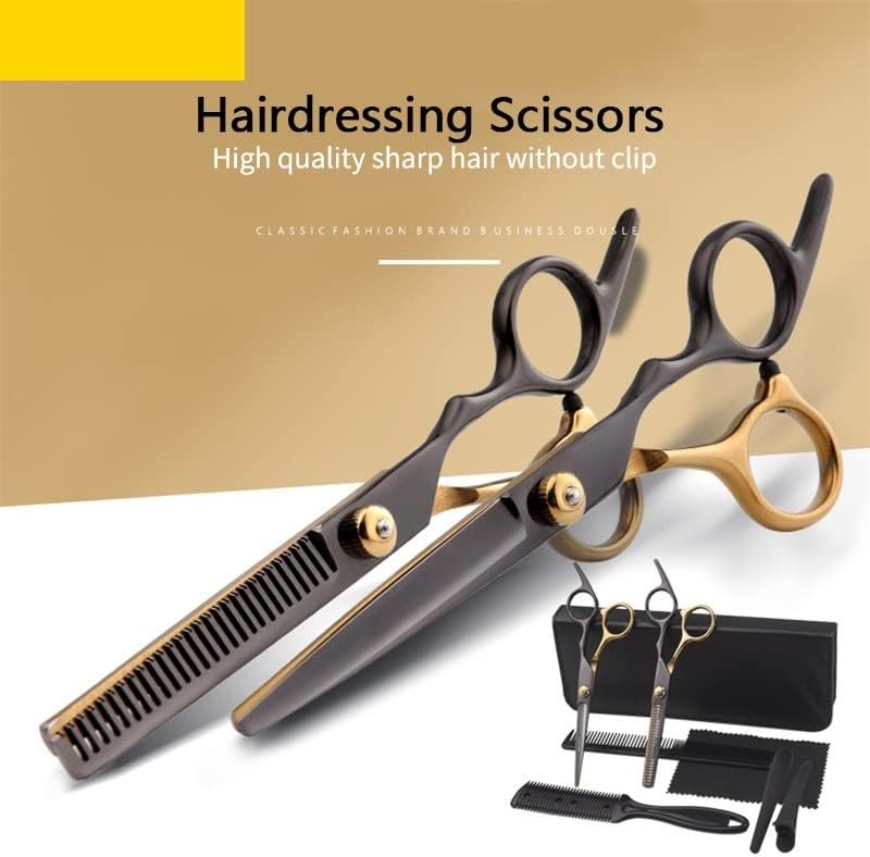 Фризура за коса за ножици за коса Maalya Cutting Barber Scissor Постави коса за сечење коса салон за коса, домашна употреба за маж жена