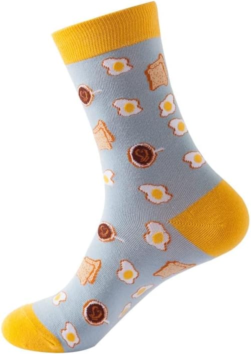 ДЛЕТ 8 Пара Машки Чорапи Памучни Чорапи За Дишење Чорапи За Мажи и Жени Да Се Загреат