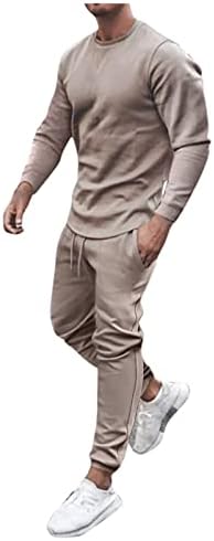 RBCULLF TRACKSUIT за мажи со долги ракави маици врвови за џемпери 2 парчиња поставени модни џогер спорт пулвер џемпер дуксер Траус