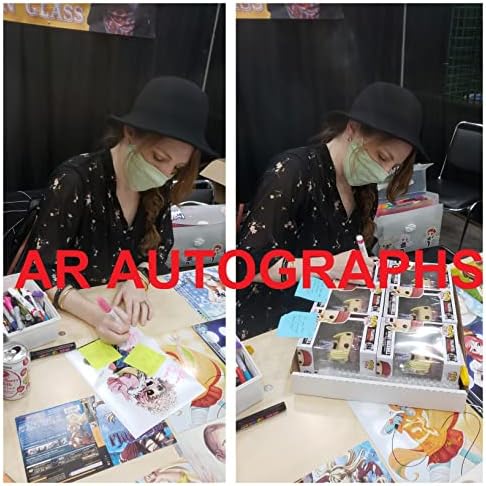 Мина Asидо го потпиша мојот Херој Академија Бекет Плоча Картичка Кејтлин Стакло