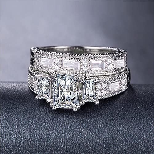 2023 кубни цирконија прстен за прстен за прстен за прстен на прстенот со целосен дијамант цирконија прстен стилски прстени за жени
