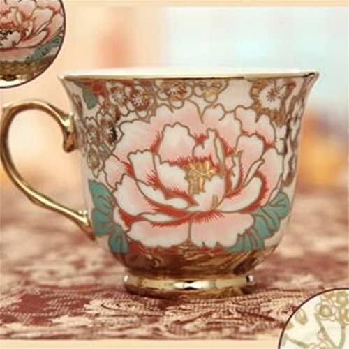TJLSS PHNOM PENH Floral чајник постави гроздобер чаша злато кафе сет и сет на чајник со чинија