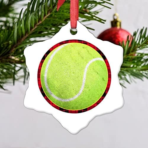 Божиќни украси Тениски топка Божиќни украси за дрвја Смешна спортска топка Персонализирани Божиќни украси 2022 Смешно сувенирско
