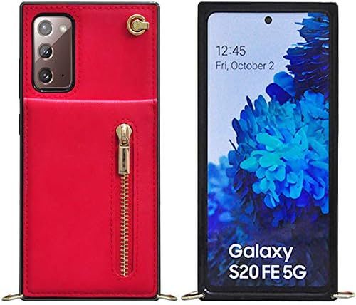 Axlife Samsung Galaxy S20 FE 5g Случај S20 FE Паричник Со Прилагодливи Монтажни Ленти И Држач За Рачен Зглоб И Кожна Кутија За