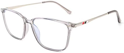 FEISEDY Стилски Квадратни Очила Сина Светлина Блокирање Очила Лесни TR90 Метална Рамка Компјутерски Очила B2628