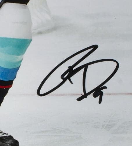 Рајан Донато потпиша врамен 8x10 Сиетл Кракн НХЛ инаугуративни фото -фанатици - Автограмирани фотографии од НХЛ