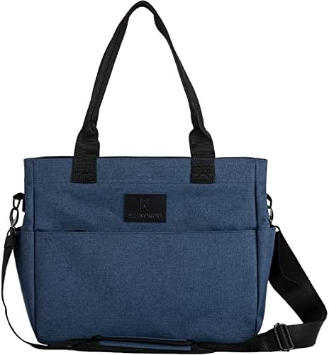 Tote Tag за жени Работата одговара на 14 '' лаптоп торба за рамо за рамо USB наставници за канцелариски деловни чанти со многу џебови
