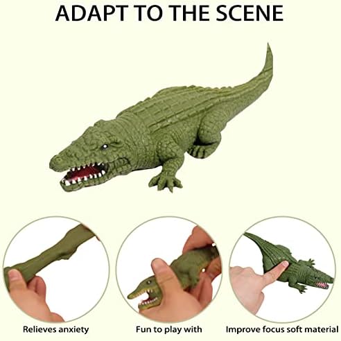 Стрес топки Скверна играчка крокодилна стрес играчки алигатори стискаат возрасни песок за враќање на топката, што го ублажува