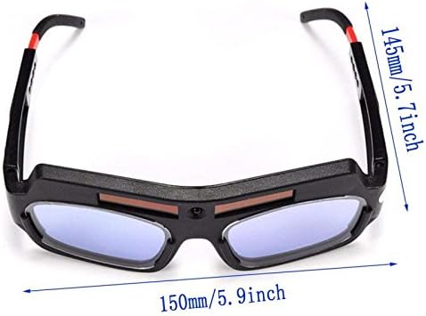 1 Пар Црно Соларно Автоматско Затемнување На Очилата За Заварување Заштитни Очила За Заварување Маска Шлем, Очила За Очи Маска