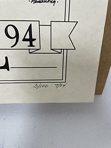 Фил Ризуто потпиша автограмиран 16x20 Печати Newујорк Јанкис 3/100 - Холограми што одговараат на COA